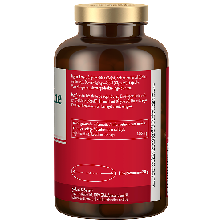 Holland & Barrett Soja Lecithine 1325mg - 120 softgels image 2