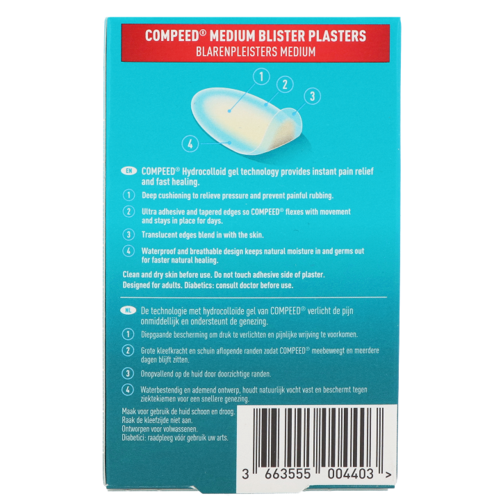 Compeed Blarenpleister Mixpack - 6 stuks image 2
