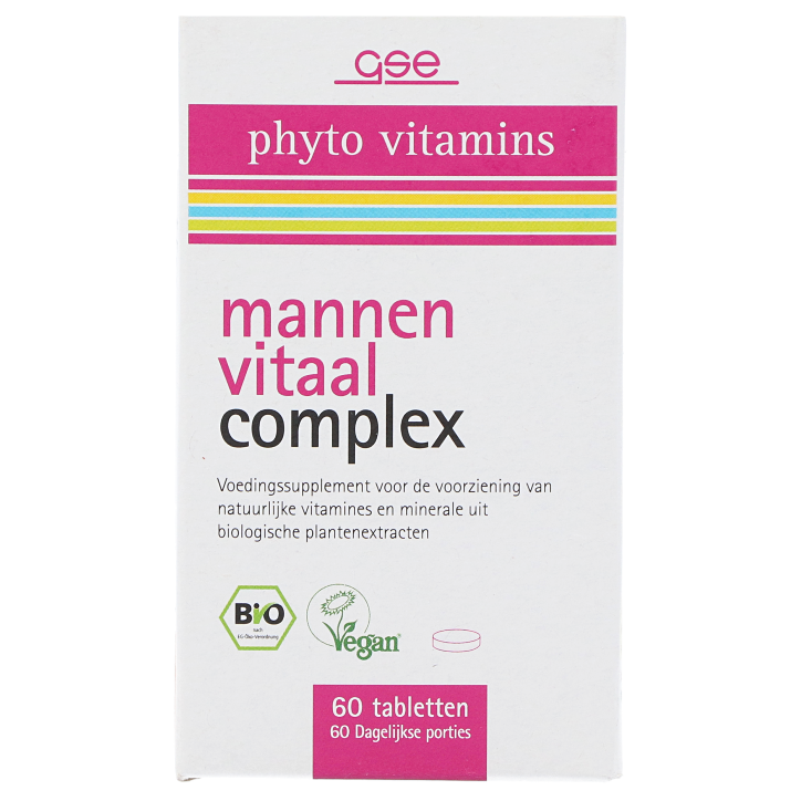 GSE Mannen Vitaal Complex (60 tabletten)-1