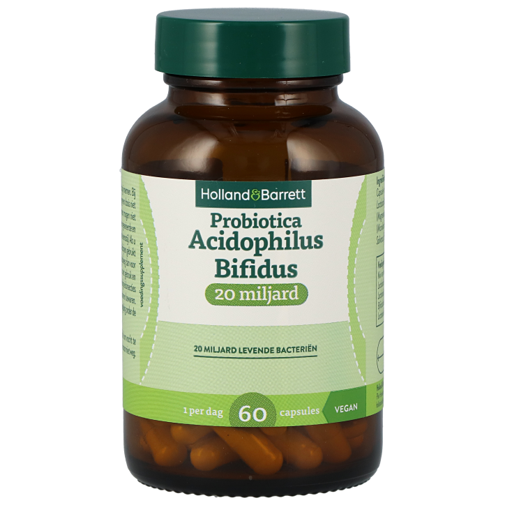 Holland & Barrett Probiotica Acidophilus Bifidus 20 mld - 60 capsules-1