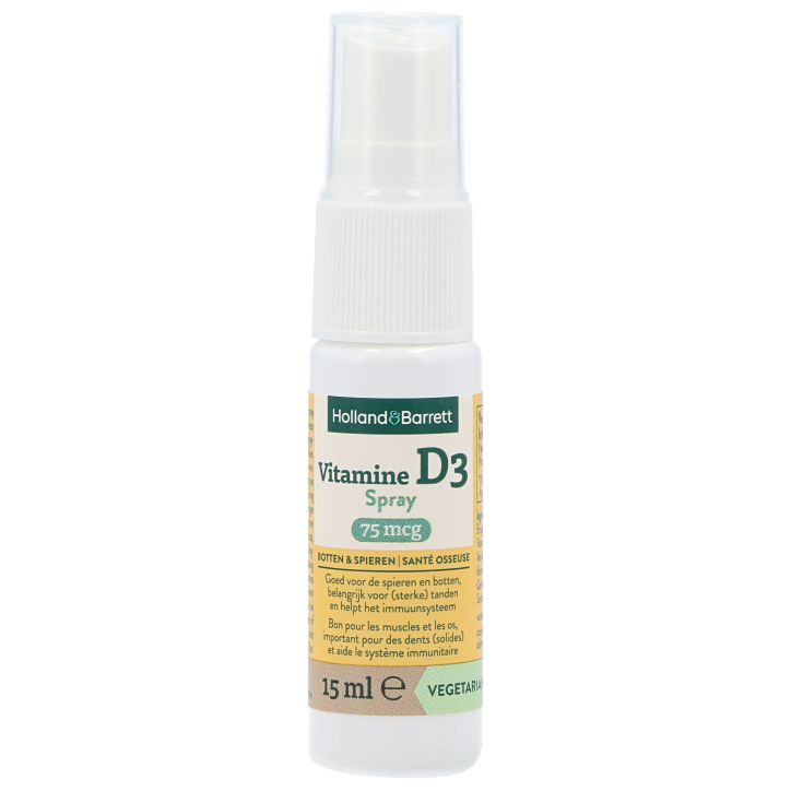 Holland & Barrett Vitamine D3 Spray 75 mcg - 15ml