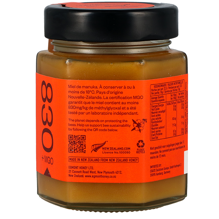 Egmont Honey Miel de Manuka MGO 830+ - 225 g image 3