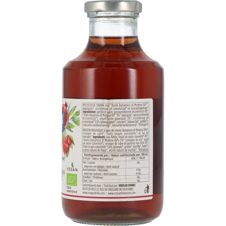 Bongiorno Biologische Vinegardrink Rood Fruit & Granaatappel - 500ml image 2