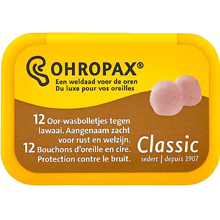 OHROPAX®️ Classic Bouchons d'oreille en Cire - 12 pcs. image 1