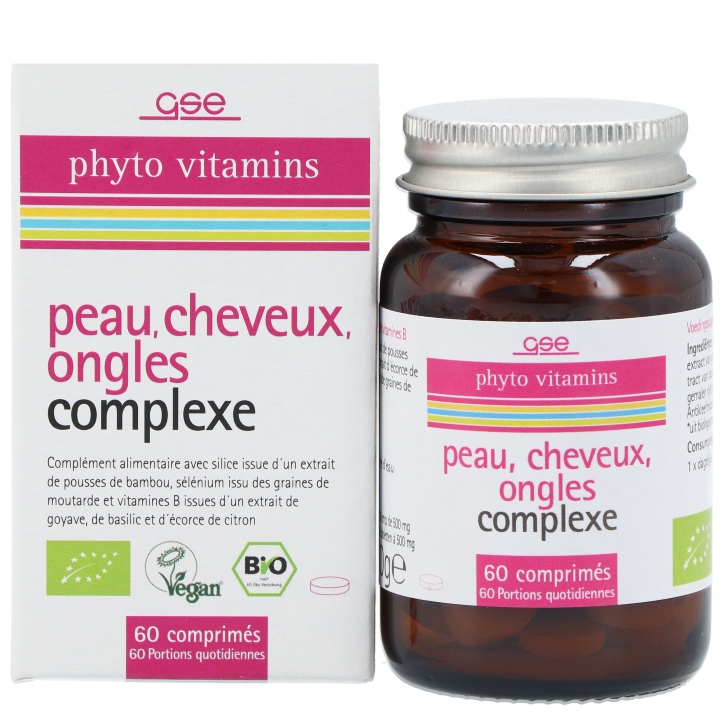 GSE Peau Cheveux Ongles Complex (60 comprimés) image 2