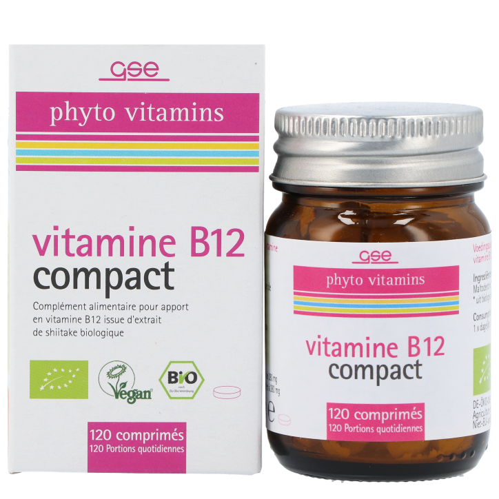 GSE Vitamine B12 Compact (120 tabletten) image 2