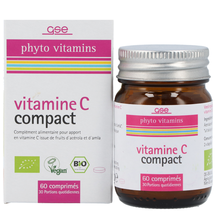 GSE Vitamine C Compact (60 comprimés) image 2