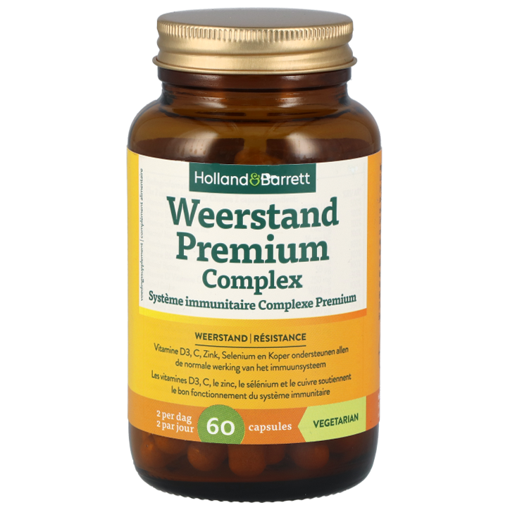 Holland & Barrett Weerstand Premium Complex - 60 capsules-1