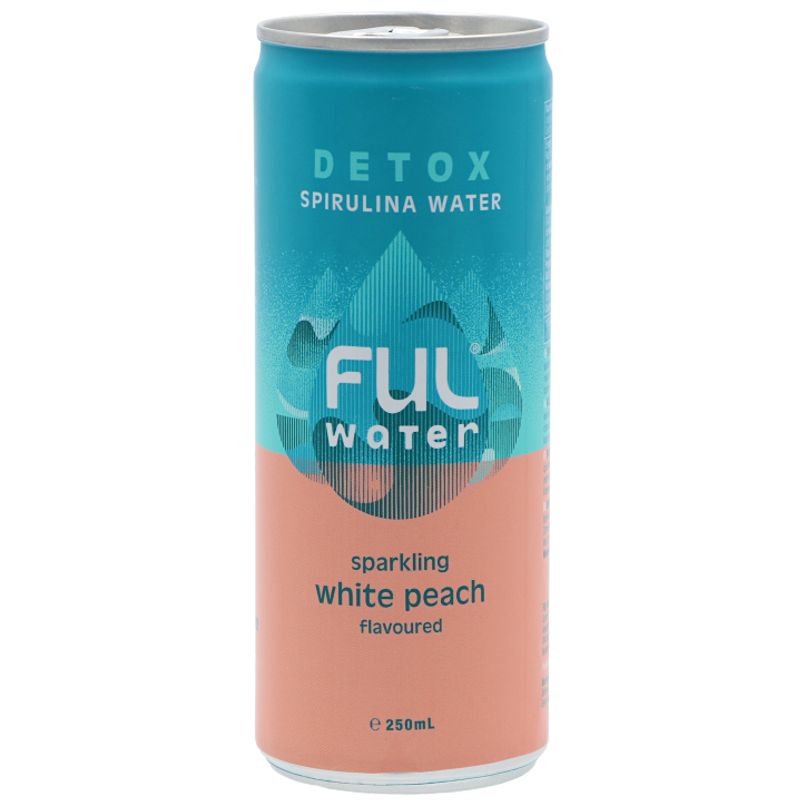 FUL Sparkling Spirulina Drink White Peach - 250ml image 1