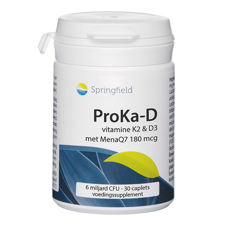 Springfield ProKa-D vitamine K2 & D3 (30 capsules)