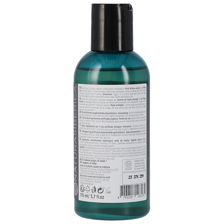 Natura Siberica Detox Organics Kamchatka Balancing Face Tonic - 170ml image 2