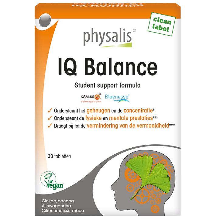 Physalis IQ Balance Student support formula (30 tabletten)-1