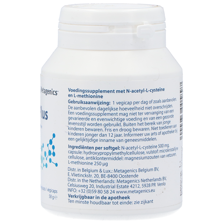 Metagenics NAC Cyste Plus (90 vegicaps) image 2