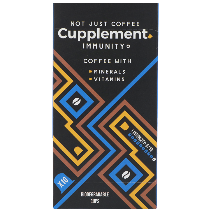 Cupplement Immunity Boost Coffee Espresso (10 cups)