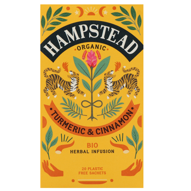 Hampstead Tea Tumeric & Cinnamon - 20 theezakjes image 1