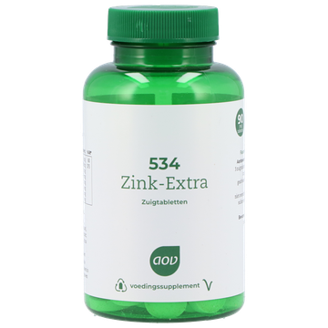 AOV 2e product 50% korting 534 Zink-Extra Zuigtablet - 90 Tabletten - 90 stuks