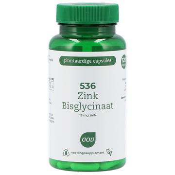 AOV 2e product 50% korting 536 Zink Bisglycinaat -120 Capsules - 120 stuks