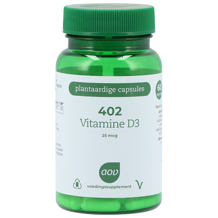 AOV 402 Vitamine D3 25 mcg - 60 Capsules image 1