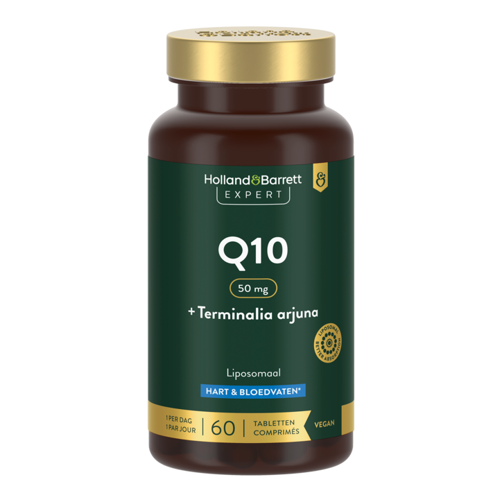 Holland & Barrett Expert Q10 50mg + Terminalia Arjuna Liposomaal - 60 tabletten image 2