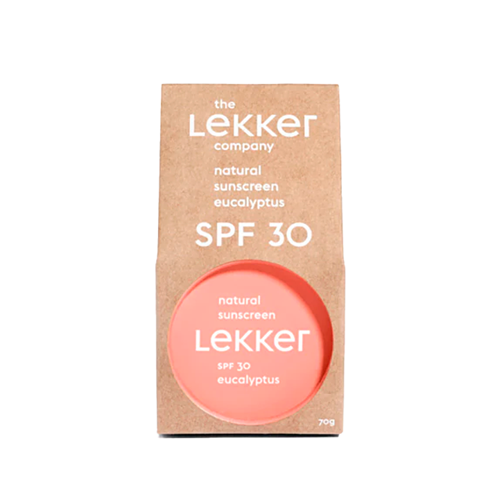 The Lekker Company Natural Sunscreen SPF30 Eucalyptus - 70g image 1