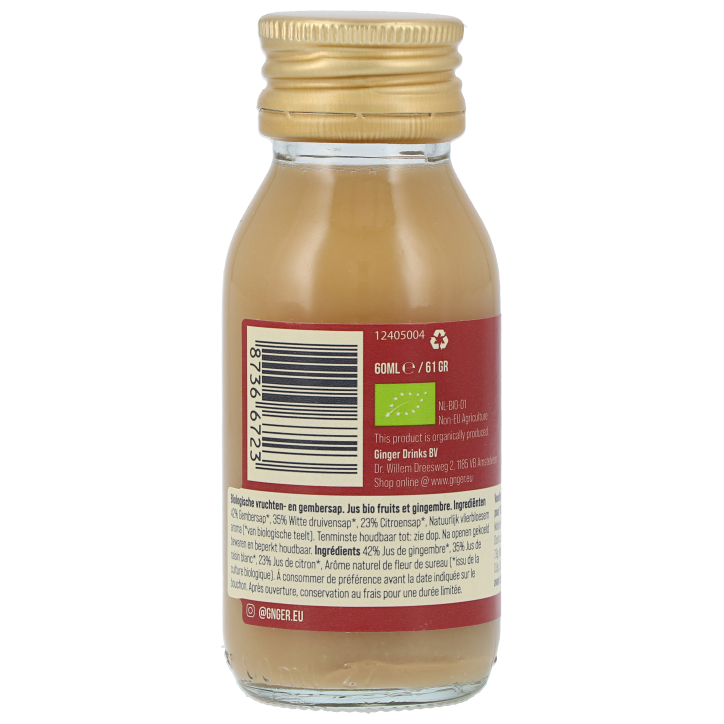 G'nger Original 42% Gembershot Bio - 60ml image 2