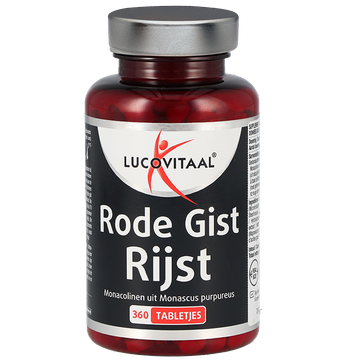 Lucovitaal 1+1 Rode Gist Rijst - 360 tabletten - 360 stuks