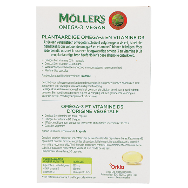 Möller's Omega-3 Vegan - 30 capsules image 3