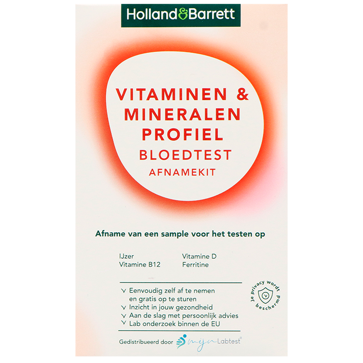 Holland & Barrett Vegetariër Profiel Bloedtest Afnamekit - 1 stuk-1