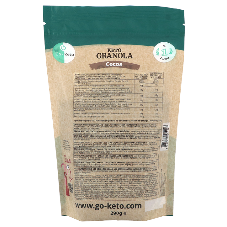 Go-Keto Granola Cacao - 290g image 2