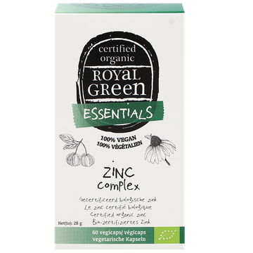 Royal Green 2e product 50% korting Zink Complex - 60 vegicaps - 60 stuks