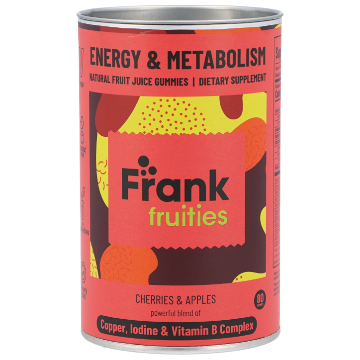 FRANK Fruities Énergie et Métabolisme - 80 gommes de fruits-1