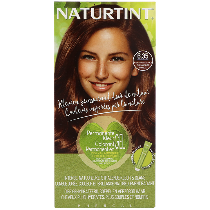Naturtint Permanente Haarverf 6.35 Intens Kaneel Kastanje - 170ml image 1