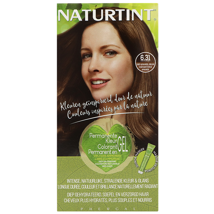 Naturtint Permanente Haarverf 6.31 Diep Amandel Bruin - 170ml image 1