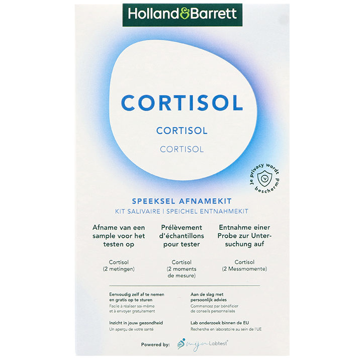 Holland & Barrett Cortisol Speekseltest - 1 kit, 2 metingen image 1