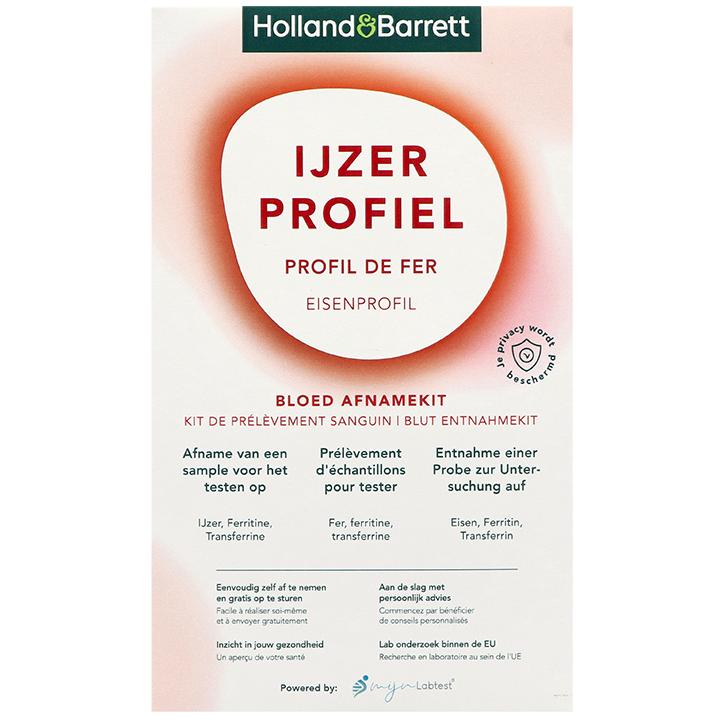 Holland & Barrett IJzerprofiel Bloedtest - 1 afnamekit image 1