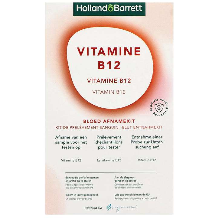 Holland & Barrett Vitamine B12 Bloedtest - 1 afnamekit image 1