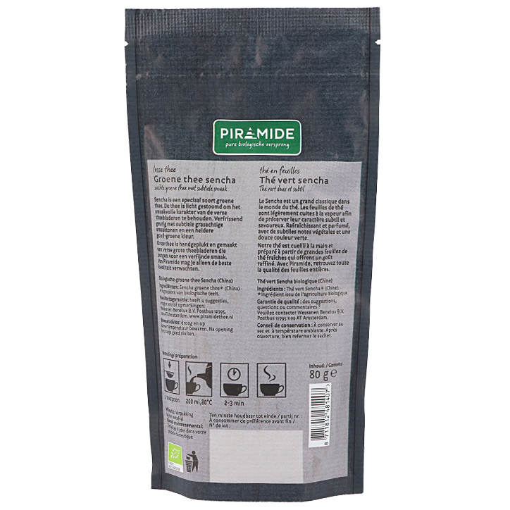 Piramide Groene Thee Sencha Los - 80g image 2