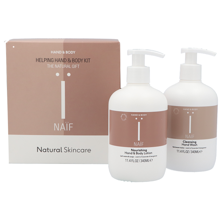 Naïf Helping Hand & Body Kit - 2 x 340ml image 1
