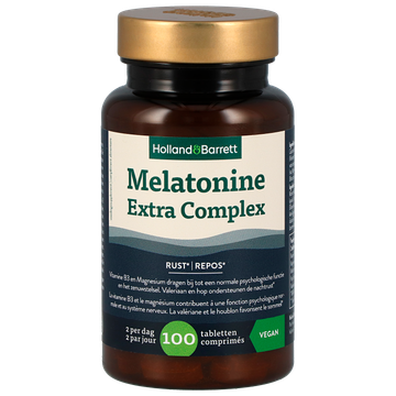 Holland & Barrett 1+1 Melatonine Extra Complex - 100 tabletten - 100 stuks