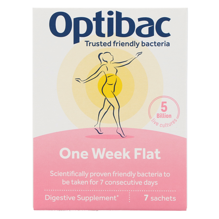 Optibac One Week Flat Probiotica - 7 sachets-1
