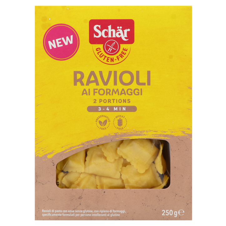 Schär Ravioli Ai Formaggi - 250g image 1