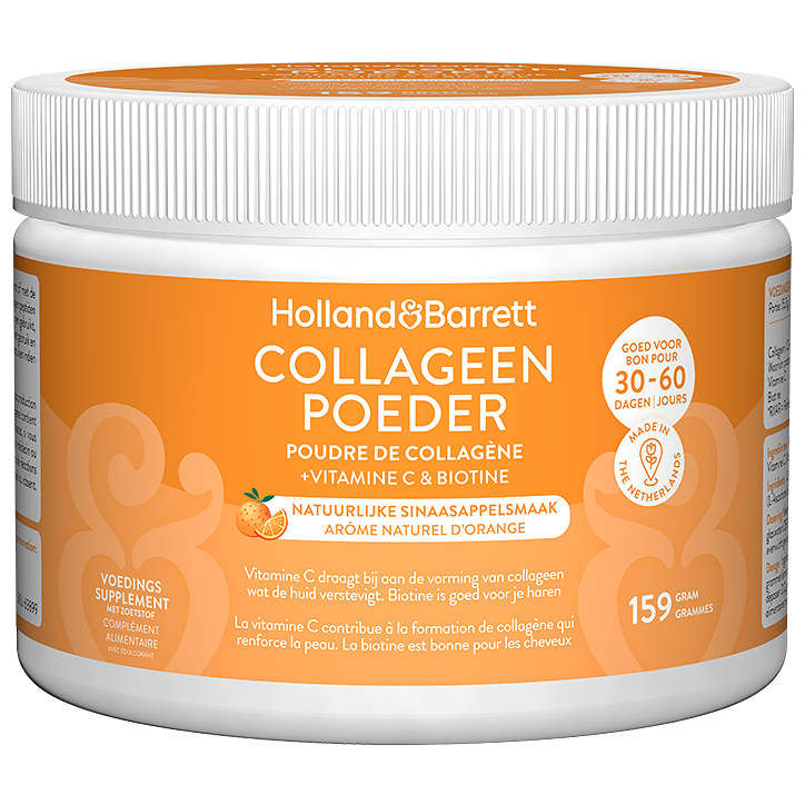 Holland & Barrett Collageen Poeder + Vitamine C & Biotine - 159 gram-1