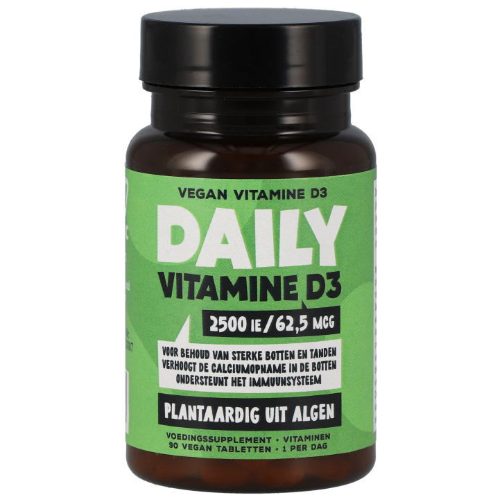 Daily Supplements Vegan Vitamine D3 62.5mcg - 90 tabletten