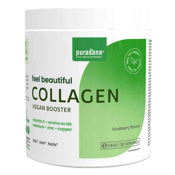 Purasana Feel Beautiful Vegan Collageen Booster + MSM Bosbes - 240g