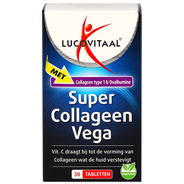 Lucovitaal 1+1 Super Collageen Vega - 30 tabletten - 30 stuks