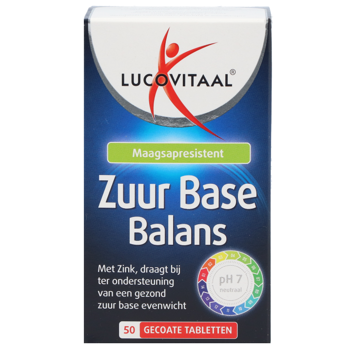 Lucovitaal Zuur Base Balans - 50 gecoate tabletten-1