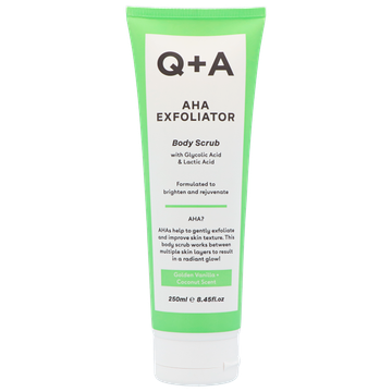 Q+A AHA Exfoliator Body Scrub - 250ml