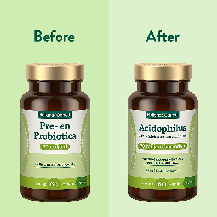 Holland & Barrett Pre en Probiotica 20 Miljard - 60 capsules image 3