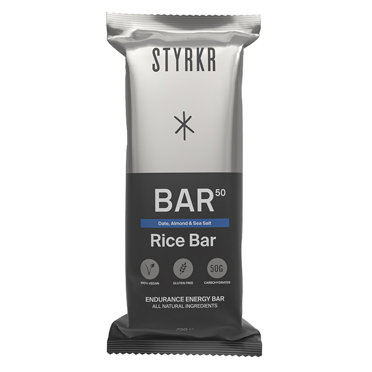 STYRKR BAR50 Rice Bar Date, Almond & Sea Salt - 72g