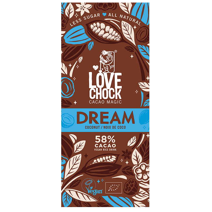 Lovechock DREAM Coconut 58% Cacao - 70g-1